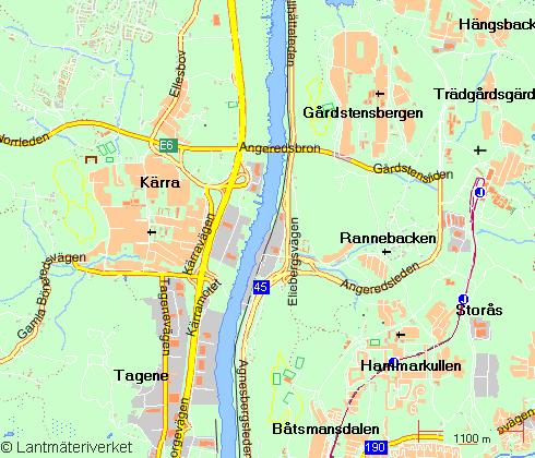 4 BRO VID KÄRRAMOTET 4.1 Beskrivning av projektet 4.1.1 Allmänt/Bakgrund Bron vid Kärramotet som är en plattrambro i betong byggdes 1960 och sträcker sig över väg E6 i öst-västlig riktning.