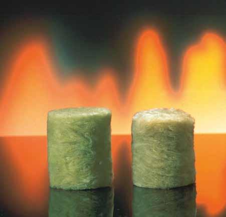 PRODUKTER TEKNISK ISOLERING 1 000 ºC Stenull från Paroc är ett perfekt material för brandskydd. Den tål temperaturer på över 1000 C utan att smälta.