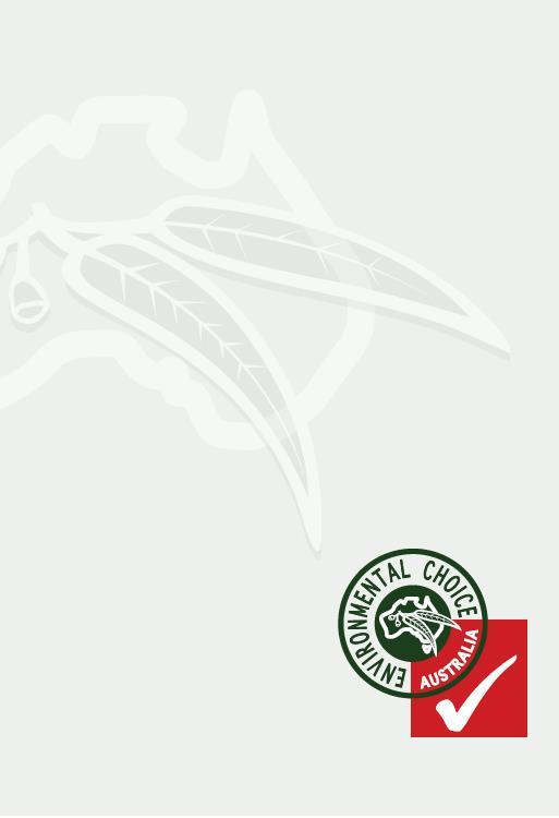ENVIRONMENTAL CHOICE AUSTRALIA LICENCE Good Environmental Choice Australia Limited (GECA) manages a Type 1 Ecolabel program in accordance to ISO 14024 Environmental Labels and Declarations and is the