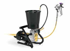 Finish 0 lack Spraypack Det professionella insteget inom Airless-sprutor Perfekt lämpad för mindre lack- och dispersionsarbeten (beroende på spraypack- utrustning) Som den minsta i dess klass