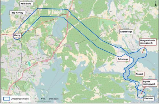 160622 Botaniska värden i Täby, Österåker och Vaxholm 1(2) Yttrande med anledning av samråd för utbyggnaden av avloppssystem i nordöstra Stockholm.