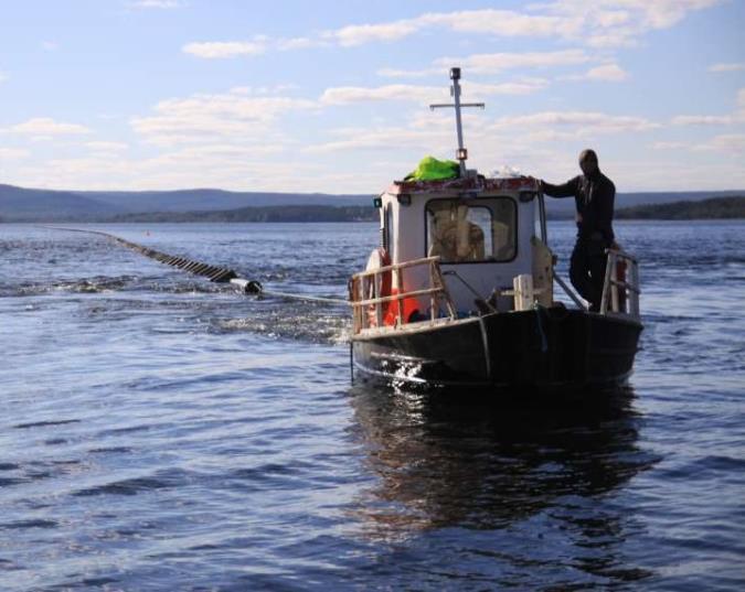 Planerade åtgärder, Sjöledningsförläggning Dubbla sjöledningar kommer att anläggas mellan Margretelund och Svinninge respektive Resarö och Svinninge.