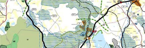 6 5. PLANLÄGGNINGSSITUATION På området gäller Östra Nylands landskapsplan, som fastställdes av Miljöministeriet 15.2.2010.