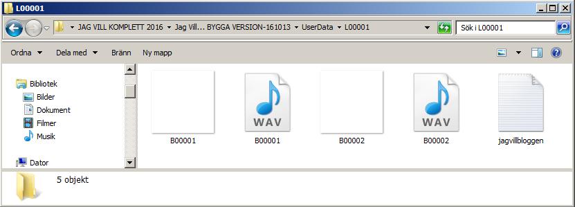 mappen 7 I UserData mappen ska du byta