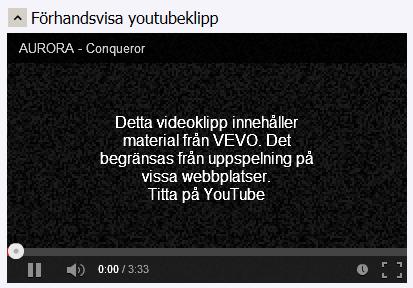 Här klistrar du in internetadressen ll YouTube filmen Klicka på Fixa knappen så ändras filmen a visas i helskärmsläge.