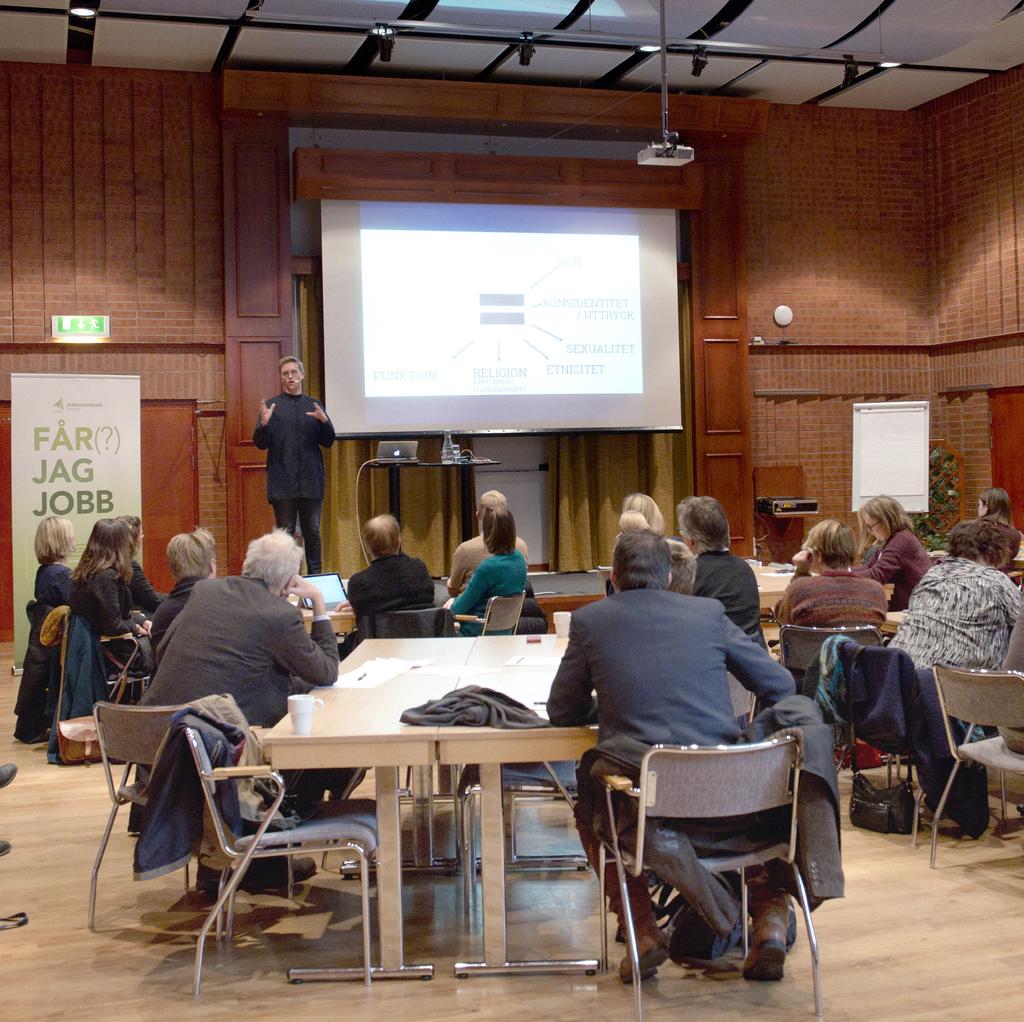 Tillsammans med Arbetsmarknadskunskap Dalarna arrangerades en normbrytardag för arbetsgivare, skolledare