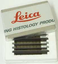 Engångsblad av hårdmetall för Leica TC-65 är särskilt utvecklade för rutinmässig snittning av hårda material.