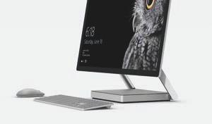 Surface Studio Gör ditt skrivbord till en Studio Surface Studio är särskilt utformad för hur människor naturligt skapar och ger liv åt sina idéer.
