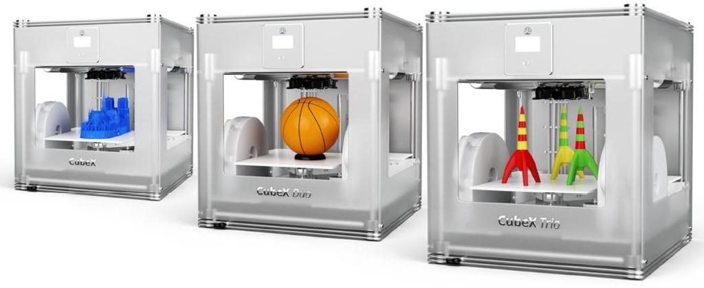 Video touch Maskiner 3D-skrivare Små bänkmaskiner färdigbyggda (Cubex) eller i