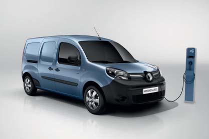 Nya Kangoo Z.E. Ladda batterierna överallt Med Wallbox (32 A/230 V/7,4 kw) När du beställer din Kangoo Z.E. får du kontakt med en godkänd Z.E. Ready*-fackman som är behörig att installera en Wallbox, dvs.