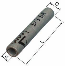 Cu-förbindningar 0,75-1000 ² ² Skarvhylsor för servis- och vägbelysningkabel 6-16 ² Kat - SYSTEM 0616 Data: Cu 99,9%, förtenta Cu/Sn, för en- och fåtrådig ledare.