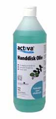 Rent & fräscht med Använd rätt rengöringsmedel! En proffs-skurcreme som är otroligt dryg och effektiv! 27 Skurcreme Activa Cream Cleaner 28 Handdiskmedel Activa Oliv Gör effektivt rent utan att repa.