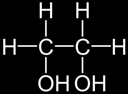 Alkoholer med fler OH-grupper Glykol, C 2 H 4 (OH) 2, har två OH-grupper.