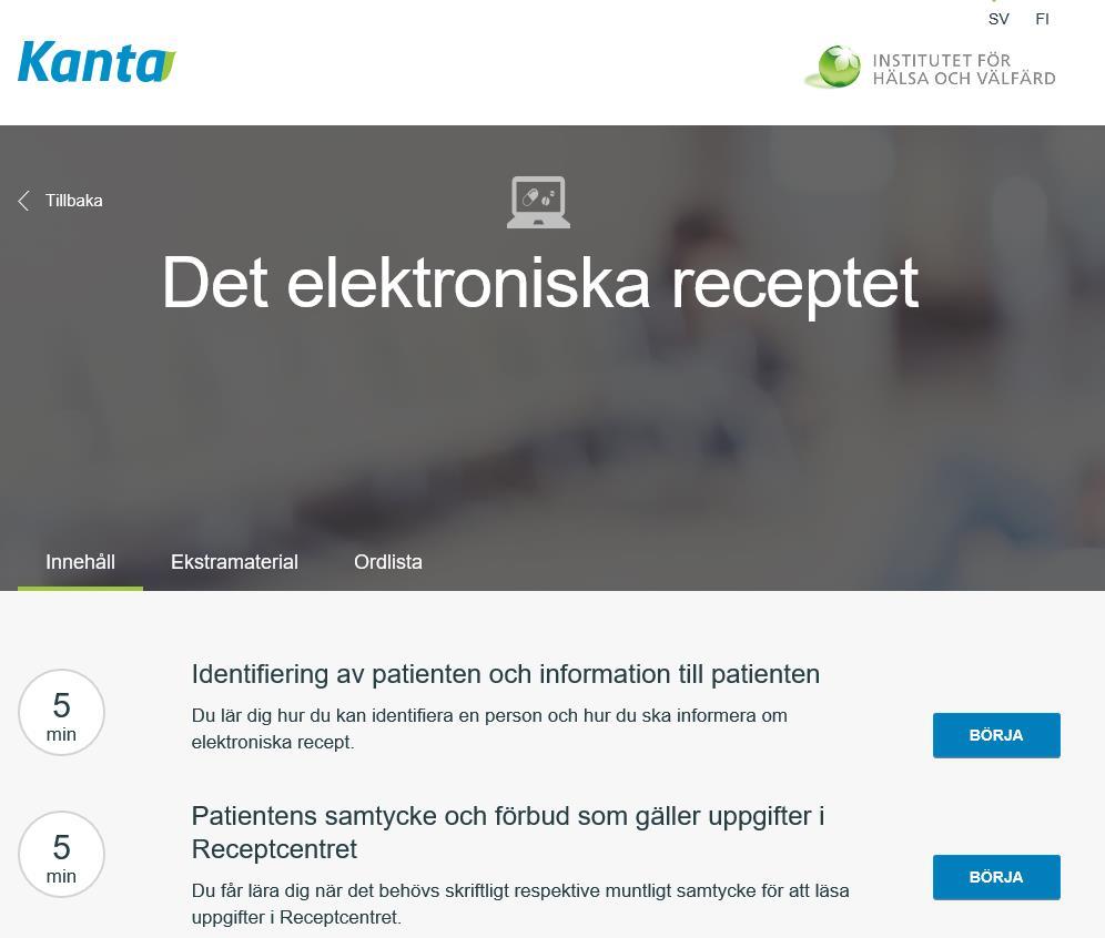 Information om det elektroniska receptets