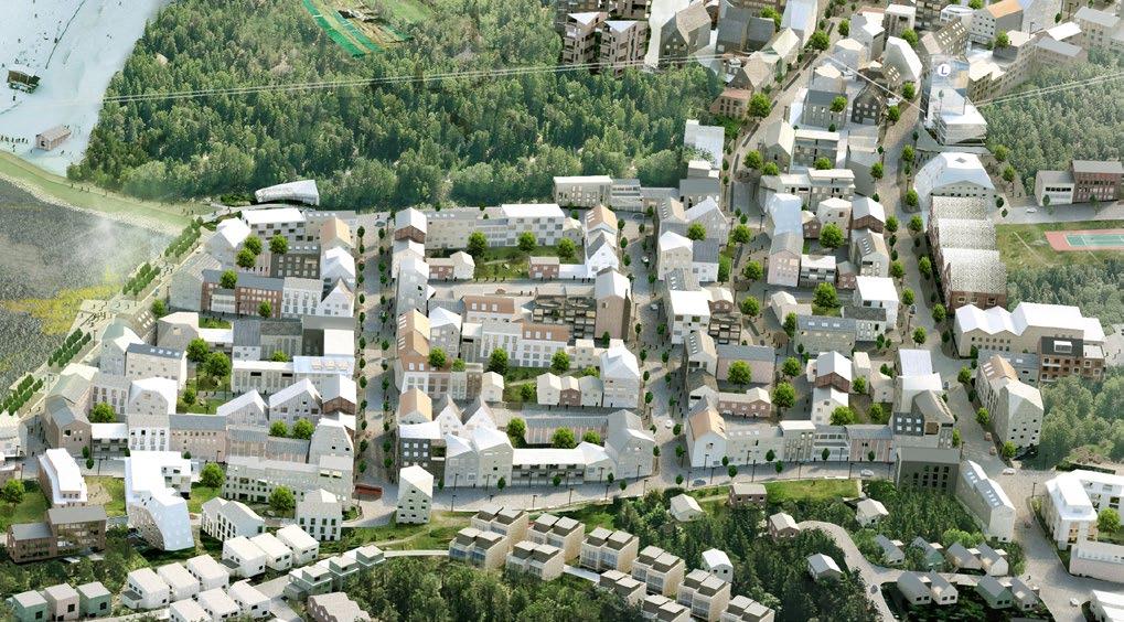 INBJUDAN MARKFÖRSÄLJNINGSTÄVLING VÄSJÖ TORG 4 1 Inbjudan ILLUSTRATION AV BEBYGGELSEN I VÄSJÖ TORG. Välkommen till Sollentuna kommuns markförsäljningstävling för nya kvarter i Väsjö torg.