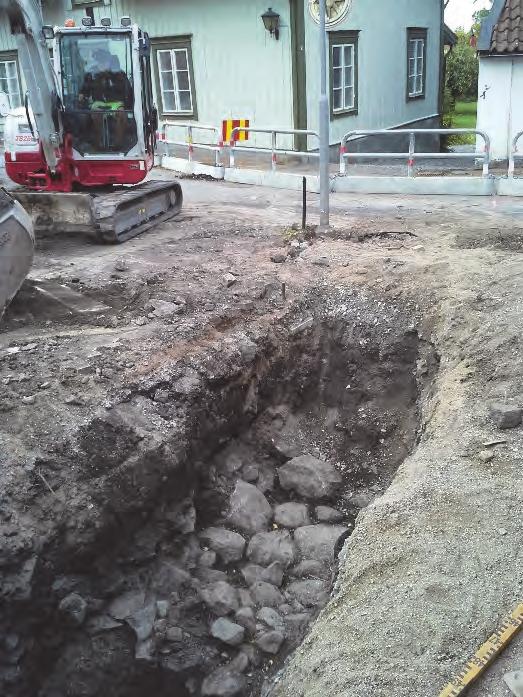 Nuvarande Stora Gatan ligger till höger i bild.