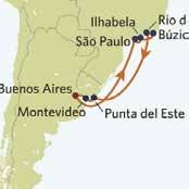 Buenos Aires, till Rio de Janeiro och tillbaka.