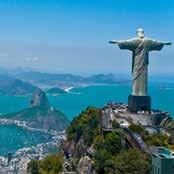 största stad Sao Paulo och framförallt karnevalsyran i Rio.