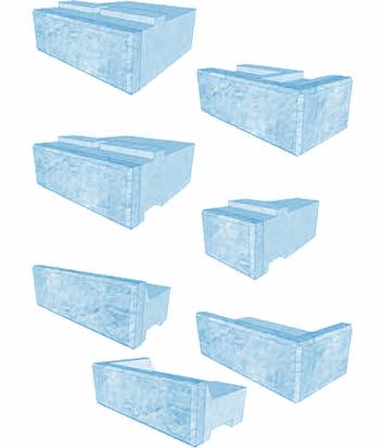 ÖVRIGT Stödmurselement 4, 10, 20 kn/m 2 Produkt- Belastning Höjd Längd Vikt ca Pris nummer kn/m 2 H mm L mm kg kr/st 25 RAKT ELEMENT STH 0420 4 400 2000 340 1735: STH 0620 4 600 2000 550 2100: STH