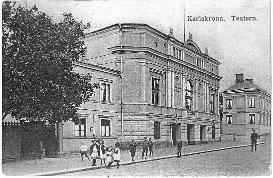 Bild: BLM Gamla Teatern i våra hjärtan invigd 1880 och som revs 1971. Arkitekt: A. Strehlenert i samarbete med stadsing.
