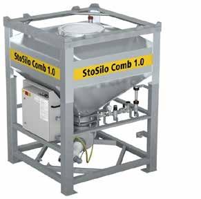 StoSilo Maskinteknik Sto Inobeam F StoSilo Comb Pump Kräver Amp strömförsörjning Kräver kompressor min 600 l / min (Obs!