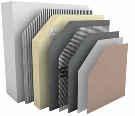 Systemuppbyggnad Systembeskrivning StoTherm PIR Översikt StoTherm PIR Klisterbruk Isolering Infästning 4 Grundputs 5 Armering 6 Mellanbeläggning 7 Slutbeläggning 4 5 4 6 7 Fritt val av ytputs Slimmad
