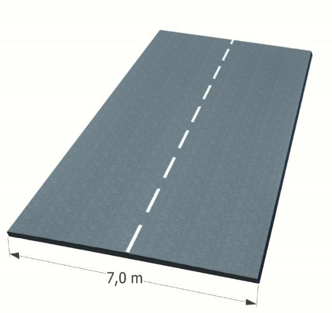 Skiljelinje mot cykelbana ska målas i skyddszonen. 3.6 Parkering/lastplats Minsta bredd på längsgående parkering är 2 meter. För längsgående lastplats krävs en bredd på 2,5 meter.