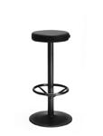 stolar/pallar chairs/stools barney BY MITAB test Barpall i 2 höjder samt pall med stativ i metall. Stativ i standard (svart, vit eller silver), eller. Sits med trästomme och kallskum.