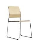 stolar/pallar chairs/stools montoya BY INGRID BACKMAN Stol med stativ i ståltråd. Stativ i standard (svart, vit eller silver), krom, eller. Sits och rygg i formpressad björkfanér, ekfanér eller bets.