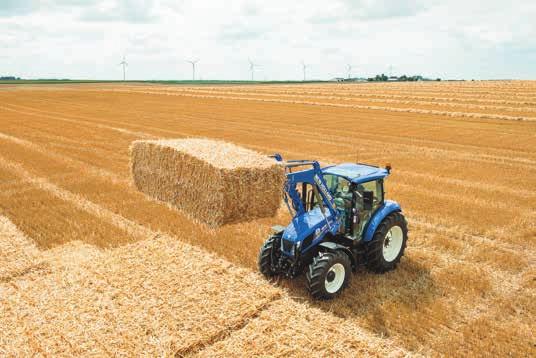 T5 är helt kompatibel med New Hollands 500TL och nya 700TL frontlastare med bred ramkonstruktion på 1 100 mm: den perfekta kombinationen för produktivitet.