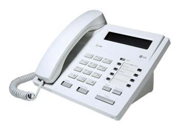 LDP-7008D Olika telefonmodeller Systemtelefon med 2x24 teckens display, högtalare, 6 flexibla knappar, 7 fasta knappar, headsetjack och