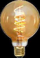 8W E27 220-240VAC EC B 22 STA R T R A D I N G D ECO R AT I O N L E D SMOKED GLASS NEW 354-27-2 EAN 7391482029492 E-NR 8293440 L 4 M 165mm N 280mm 2000K 90Ra 160lm 3.