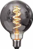 CLEAR SPIRAL FILAMENT Heavy Smoke Spiral Filament sind dekorative, dimmbare Lampen mit verdunkeltem Glas, 2100 Kelvin Farbtemperatur und einem Spiral-Filament im Retro-Look.