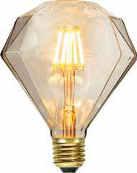 Shaped like diamonds, these are the perfect bulbs for use in beautiful chandeliers.