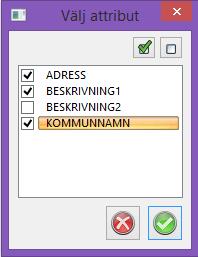 7.5 Kopiera attribut Kopiera attribut är ett kommando som kopierar ett objekts attribut till ett annat objekt.