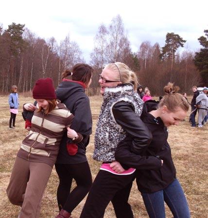 På påsklovet var konfirmander och assistenter på läger i