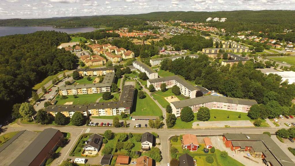 Området 1700 m Playa Mjörn Alingsås största badplats 870 m Fotbollsplaner Här tränar Alingsås egen damfotbollsklubb Alingsås KIK.