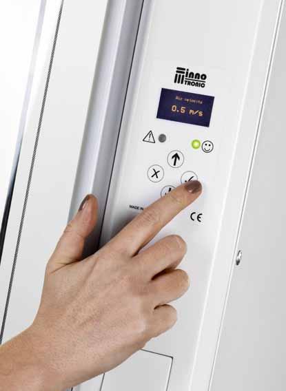 innotronic erbjuder följande funktioner Luckstängningsautomatik med tidsfördröjd stängning av lucka. Belysningsautomatik som släcker belysningen och sparar energi då skåpet inte används.