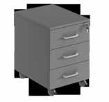 Hurts mobil 3 lådor, inkl pennfack 420x450x550 mm 1019011 vit 1019022 ek 1019033 bok 1019044 björk 1019066 ljusgrå 1019099 mörkgrå Fanér 1