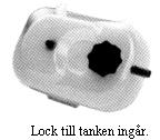 8 ÖVERSTRÖMNINGSTANK ej USA modell. Denna sitter fast med gummiband. Kolla gärna innan beställning. Locket ingår. 4773849K XJ 1987-90 4.0L 440:- LOCK TILL OVANSTÅENDE passar ej originaltank!