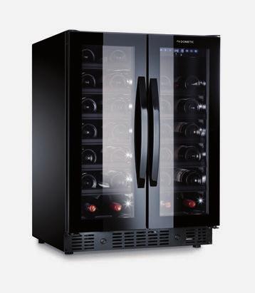 VINFÖRVARING FRAMELESS DESIGN FÖR VINER OCH KALLA DRYCKER De nya MaCave vinkylskåpen från Dometic anpassar sig lätt till varje vinlista och dryckesmeny.