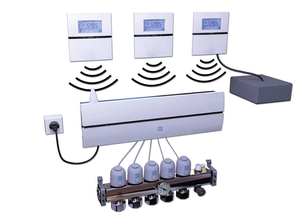 2 vit, RSK 243 46 18 RSK 243 46 19 LK Rumstermostat RF ICS.