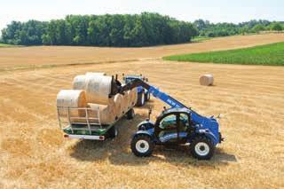 30 MATERIALHANTERING LM. Utmärkt sikt. Utökad räckvidd. New Holland har tagit fram en komplett teleskoplastare som tillfredsställer högt ställda krav på materialhantering.