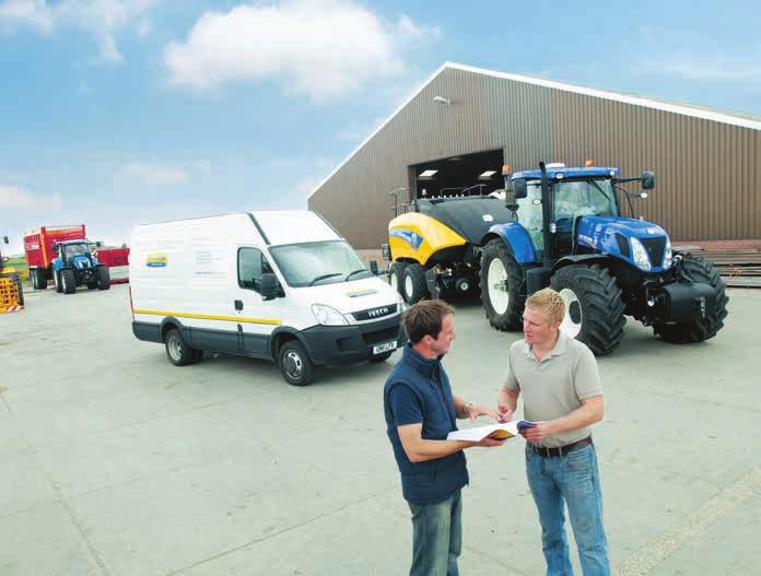 06 SUPPORT OCH SERVICE Nöjd kund. Garanterat. Inköp av en New Holland-maskin är bara början på ett partnerskap.
