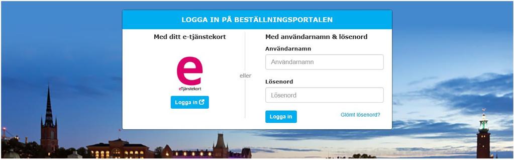 Beställningsportalen Manual Förskrivare inom