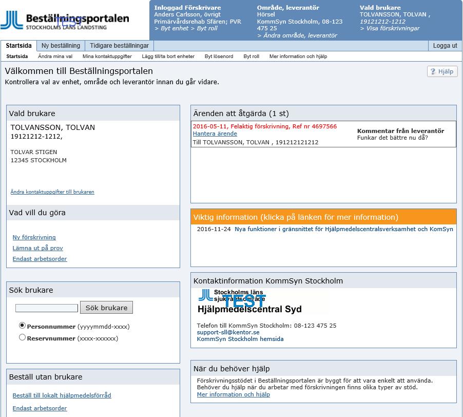 När felaktigheten för aktuellt ärende har hanterats försvinner den från listan med Ärenden att åtgärda.