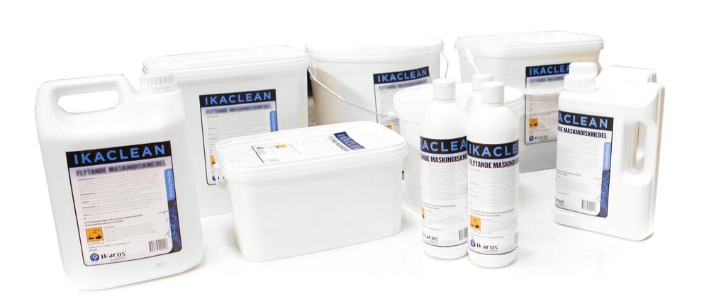 IKACLEAN heltäckande utbud av rengöringsprodukter Ikaclean Rengöring är Ikaros produktlinje för tvätt-, disk- och rengöringsmedel.