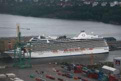Rederi: Oceania Cruises Byggd: 2011 Längd: 237 meter GT: 65 000 Passagerare: 1258 Marco Polo, fotograf Kim Viktor. 2010.09.17.
