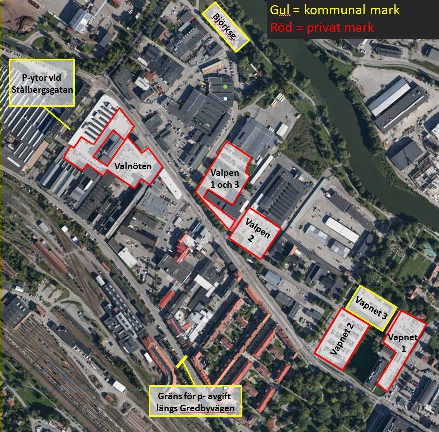 Eskilstuna kommun Datum 2 (5) En nummerskrivning under november ger oss relativt god kunskap om varifrån bilarna kommer som parkerar längs med Gredbyvägen.