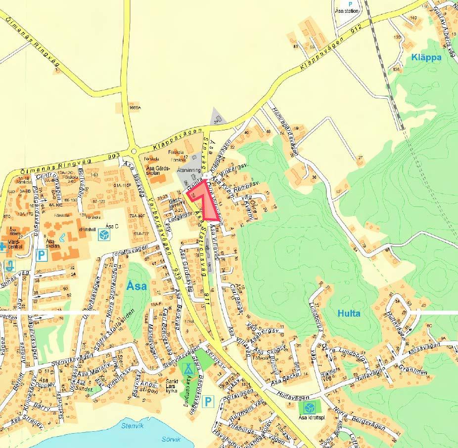 1 Bakgrund och syfte Fastighetsägaren till Åsa 4:144 m.fl. har inkommit med en förfrågan om planläggning av flerbostadshus.